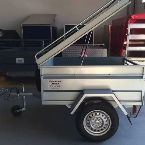 Remolques para perros chapa pintada