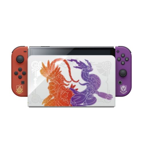 Consola Nintendo Switch OLED Modelo Edición Pokémon Escarlata y Pokémon Púrpura